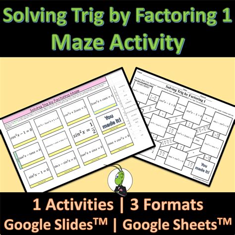 5 3 Solving Trig Equations Practice Worksheet 1 - Worksheets For ...