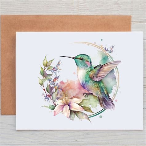 Image result for Hummingbird Card