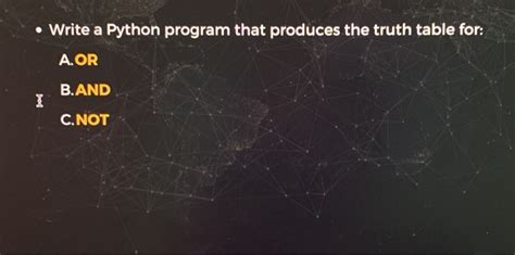 Python Truth Table 的图像结果