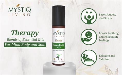 Mystiq Living Stress Relief Roll On for Instant Relief from Stress, De ...