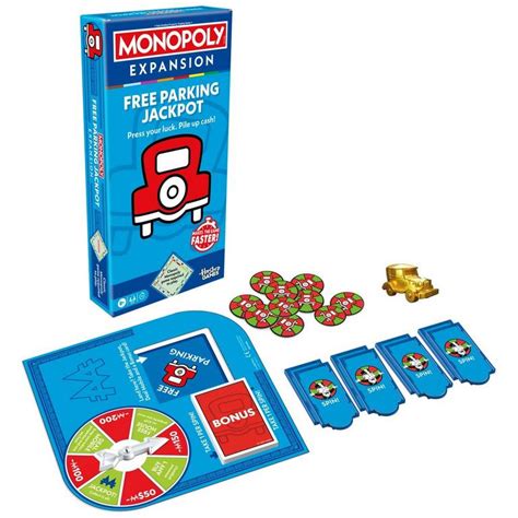 Hasbro | Expansion Free Parking Jackpot Pack | Board Games | Sports Direct