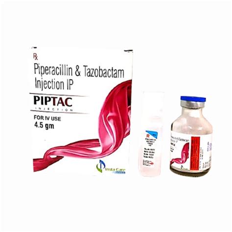 Piptac - Piperacillin & Tazobactam Injection IP - Insta Care Lifesciences