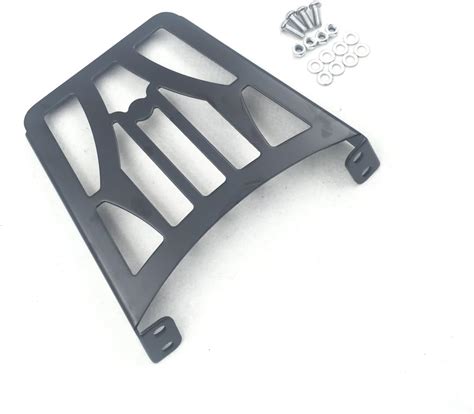 Buy XKH- Motorcycle Black Sissy Bar Luggage Rack Compatible with Harley ...