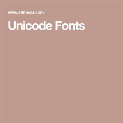 Image result for Unicode Fonts
