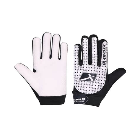 Vector X Practice Goalkeeping Gloves with Strong Grip Latex Palm, Secu ...