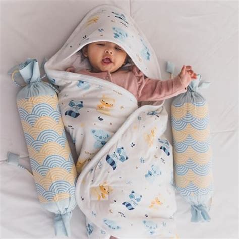 Buy Tidy Sleep New Born Baby Wrapper All Season Soft Swaddle Fluffy 2 ...