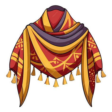Shawl vector illustration | Premium AI-generated vector