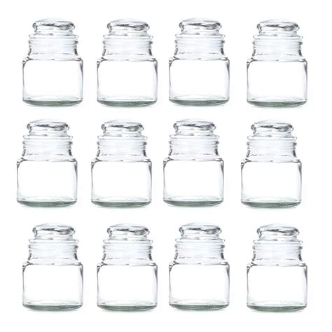 Buy Pure Source India Spice Jar, Glass Container, Set of 12 Pcs ...