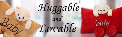 Buy Babique Cute Baby Teddy Bear Pillow Stuffed Soft Plush Soft Toy ...