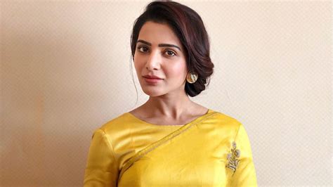 Samantha Akkineni's sheer yellow Raw Mango sari is the pop of colour ...