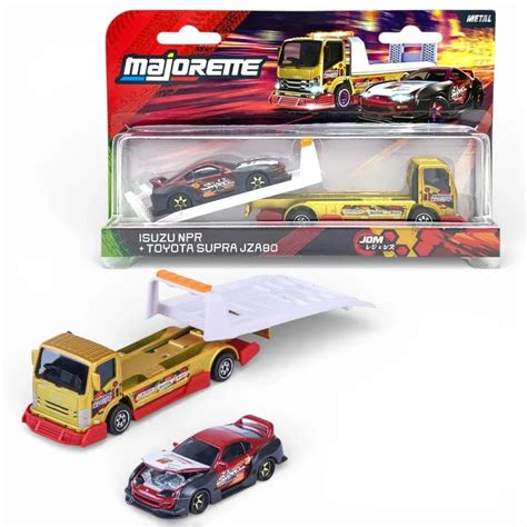 Majorette 1:64 JDM Legends Tuning Transporter – Isuzu NPR Tow Truck ...