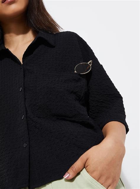 Buy URB_N Women Textured Shirt Online at just Rs. 599.0 - 1000013734961 ...