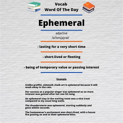 Ephemeral : r/VocabWordOfTheDay