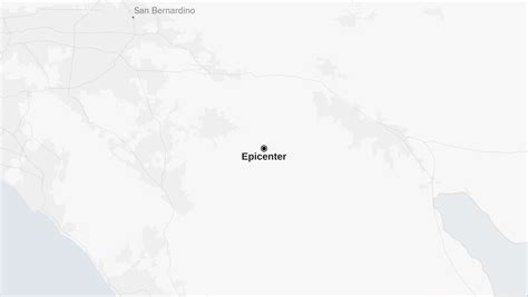 Map: 3.2-Magnitude Earthquake Strikes Near Palm Springs in Southern ...