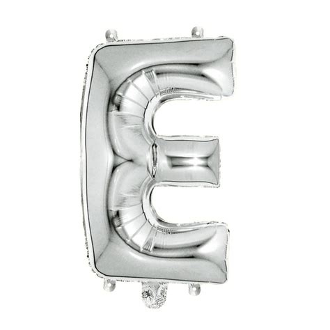 Foil Alpha Balloon E Silver 16Inch 1Pc Pbci Ib – Itsy Bitsy