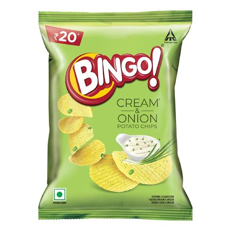 Buy Bingo! Potato Chips - Cream & Onion Chips - Cri & Crunchy Chips ...
