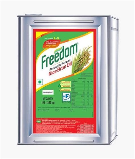 Freedom Rice Bran Oil 15 Kg Teen