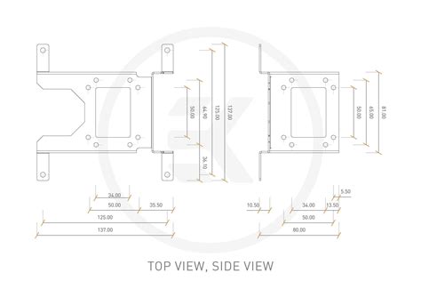 Buy EKWB EK-UNI Pump Bracket (140mm Fan) Vertical Online at Lowest ...