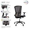Wipro Furniture That's It Mid Back Mesh Ergonomic Home-Office Chair ...