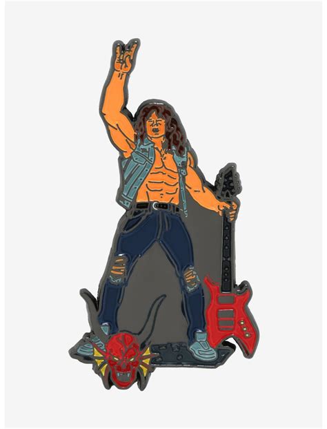 Stranger Things Eddie Munson Guitar Enamel Pin - BoxLunch Exclusive ...