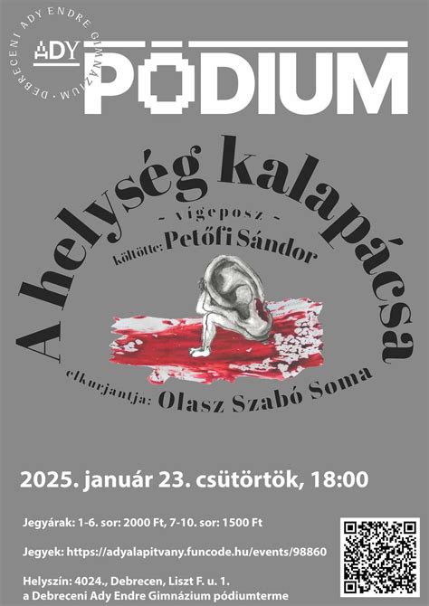 O. Szabó Soma: A helység kalapácsa, Liszt Ferenc utca 1., Debrecen, 23 ...