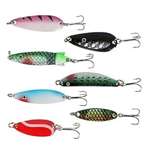 Enakshi 30pcs Spoon Fishing Lures Minnow Baits Metal Hard Baits ...
