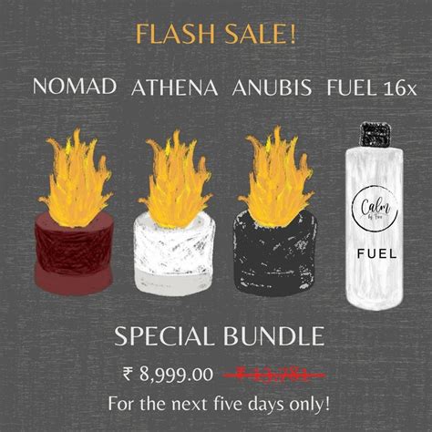 Nomad - Pack of 3 + 16 Fuel bottles | Fireplace – CALM BY FIRE