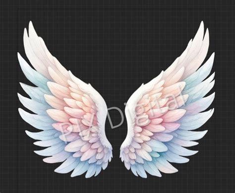 Soft Angels Wings - Digital Image PNG, Angel Wings Clipart, High ...