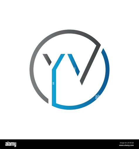 Monogram YV Logo Design Gráfico por Greenlines Studios · Creative Fabrica