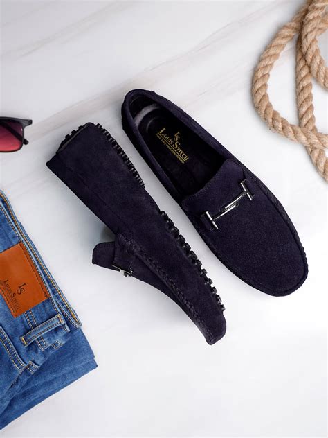 Buy Handmade Italian Suede Leather Penny Loafers - Louis Stitch