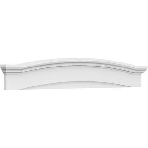 Ekena Millwork 71.5-Inches W x 10.5-Inches L PVC Pediment in the ...