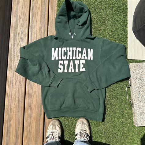 VINTAGE Michigan State Hoodie (Small) - Depop