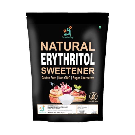 Leanbeing 100% Organic Erythritol 1kg Sugar Alternative | Keto friendly ...