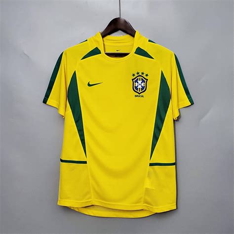 Brazil 2002 Home Retro Kit Football Jersey World Cup Korea - Etsy UK