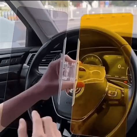 AM3707 2 in 1 Universal Car Sun Visor, HD Day Night Driving Visor – Amd ...