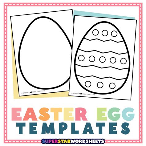 Printable Easter Eggs Templates | FREE Printable HQ
