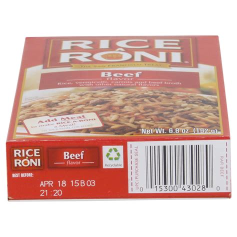 Rice A Roni Rice Vermicelli Beef Flavor 6.8 Oz 6.8 oz | Shipt