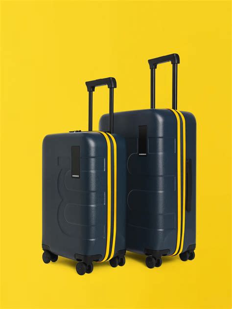 MOKOBARA The Em Set Of 2 Textured Hard-Sided Trolley Suitcases - Price ...