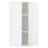 METOD wall cabinet with shelves, white/Havstorp beige, 40x37x80 cm ...