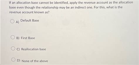 Image result for Allocation Base Definition