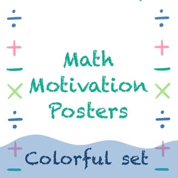 Image result for A Motivating Math Signs