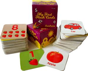 Sandrone All in One Flash Cards for Kids(Non-Tearable flashcards-Water ...