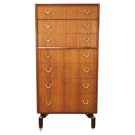 Mid Century Modern Egomme G Plan Librenza Tallboy Chest Of Drawers ...