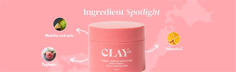 CLAYCO. Tsubaki + Matcha Face Moisturizer With Vitamin C For Oily ...
