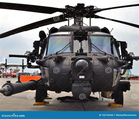 Special Forces MH-60 Blackhawk Helicopter Editorial Photo - Image of ...