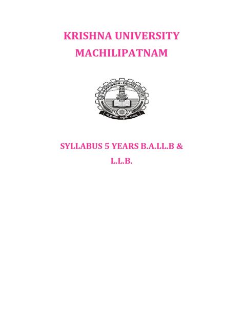 Image result for LLB Syllabus.pdf