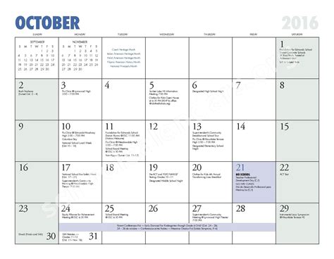 2016 - 2017 ESD Calendar and Parent Handbook | Edmonds School District ...