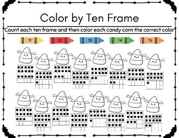 Image result for Ten Frame Color by Code Homework Help