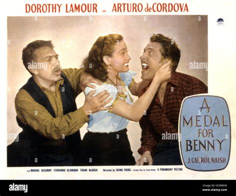 A MEDAL FOR BENNY, J. Carrol Naish, Dorothy Lamour, Arturo de Cordova ...