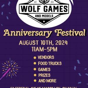 Wolf Games And Models Anniversary Festival, 54 Federal Ave NE ...